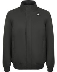 K-Way - Padded Hooded Jacket - Lyst