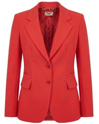 Elisabetta Franchi - Single-Breasted Tailored Blazer - Lyst