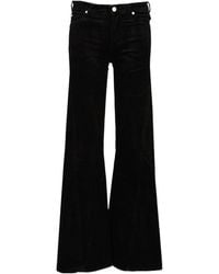 7 For All Mankind - Wide-Leg Zip Jeans - Lyst