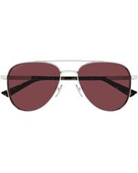 Gucci - Eyewear Aviator Frame Sunglasses - Lyst