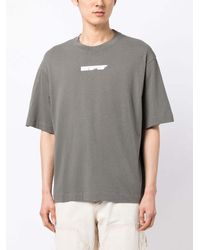 Off-White OMAA027F22JER019 ARROW TIE DYE SLIM Tシャツ Buy Off-White Arrow Tie Dye Slim Short-Sleeve Tee 'Grey