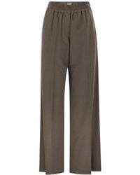 Brunello Cucinelli - Wide Leg Pants - Lyst