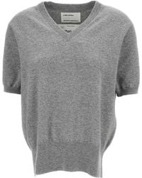 Extreme Cashmere - Martina Short-Sleeve Knitted Sweater - Lyst