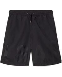 AllSaints - Largeletter Drawstring Swim Shorts - Lyst