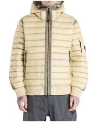C.P. Company - Hooded Puffer Bomber Jacket - Lyst