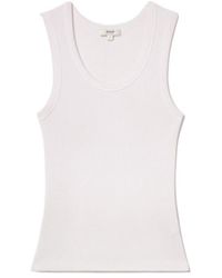 Agolde - Poppy Sleeveless Ribbed Tank Top - Lyst
