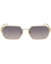 Prada - Eyewear Rectangular Frame Sunglasses - Lyst