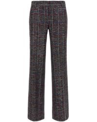 Missoni - Sequin Embellished Tartan Pants - Lyst