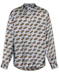 Dries Van Noten - Caper Oval-Print Shirt - Lyst