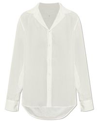 Maison Margiela - Long-Sleeved Curved Hem Shirt - Lyst