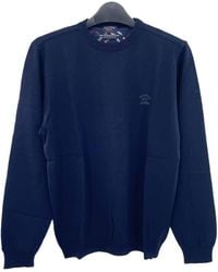 Paul & Shark - Round-Collar And Long-Sleeved Sweater - Lyst