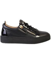 Giuseppe Zanotti - Logo Detailed Lace-Up Sneakers - Lyst