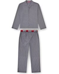 DIESEL - Set-Paul-D-Core Checked Pyjama Set - Lyst