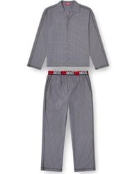 DIESEL - Paul Checked Pyjama Set - Lyst