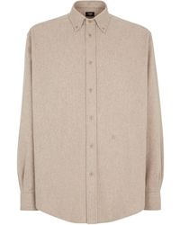 Fendi - Long Sleeved Buttoned Shirt - Lyst