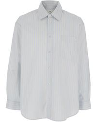 DUNST - Oversized Striped Shirt - Lyst