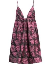 Ganni - Floral Pattern Dress - Lyst