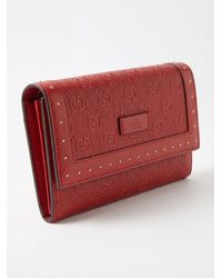 Gucci - Long Double Folding Wallet - Lyst
