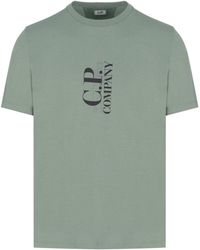 C.P. Company - Logo-Print Cotton T-Shirt - Lyst