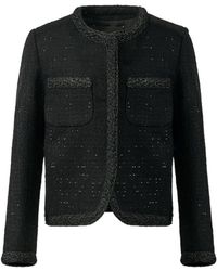 Fabiana Filippi - Crew-Neck Casual Jacket With Patch Pockets - Lyst