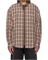 WOOYOUNGMI - Plaid Long-Sleeved Shirt - Lyst
