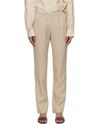 Loulou de Saison - Scot Straight-Leg Pants - Lyst