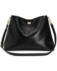 Dolce & Gabbana - Logo Plaque Large Vittoria Shoulder Bag - Lyst