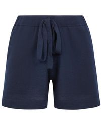P.A.R.O.S.H. - Fine-Knit Mini Shorts - Lyst