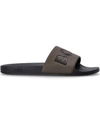 BOSS - Logo-Debossed Slides - Lyst