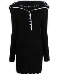 Y. Project - Ruffle-Collar Merino Wool Minidress - Lyst