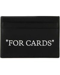 Off-White c/o Virgil Abloh - Quote Print Card Holder Wallet - Lyst