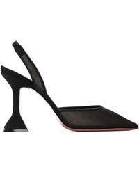 AMINA MUADDI - Holli Mesh Sling 95 Pointed-Toe High-Heeled Sandals - Lyst