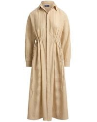Ralph Lauren - Polo Striped Shirt Dress - Lyst
