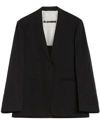 Jil Sander - Wool Tailored Jacket - Lyst