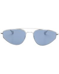 Jil Sander - Geometric Frame Sunglasses - Lyst