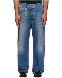 Maison Margiela - Buckle-Detail Straight-Leg Jeans - Lyst