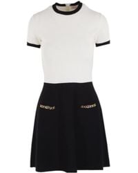 Valentino - Vlogo Short-Sleeve Minidress - Lyst