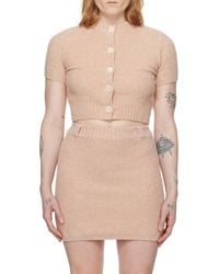Ambush - Button Short Knitted Cardigan - Lyst