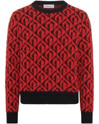 Marine Serre - Crew Neck Sweater - Lyst