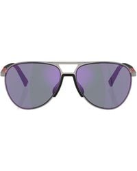 Prada Linea Rossa - Prada Eyewear Aviator Sunglasses - Lyst