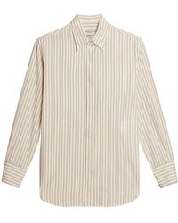Golden Goose - Striped Long-Sleeved Shirt - Lyst