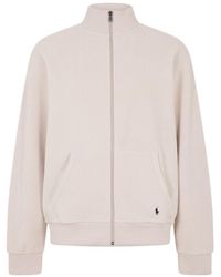Polo Ralph Lauren - Lounge Full-Zip Mock Neck Top - Lyst