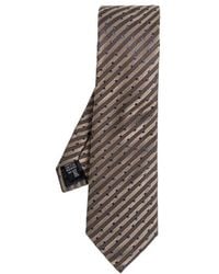 Giorgio Armani - Dot Stripe Tie - Lyst