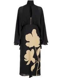 Johanna Ortiz - Post Treasured Floral Midi Dress - Lyst