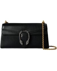 Gucci - Grainedleather Flap Crossbody Bag - Lyst