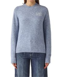 MC2 Saint Barth - Long-Sleeved Knitted Sweater - Lyst