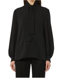 Max Mara - Melania Tie Detailed Button-Up Shirt - Lyst