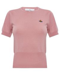 Vivienne Westwood - Bea Short-Sleeve Knitted Top - Lyst