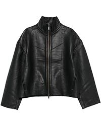 REMAIN Birger - Zip-Front Sheepskin Jacket - Lyst