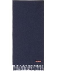 Acne Studios - Fringe Wool Scarf Narrow - Lyst